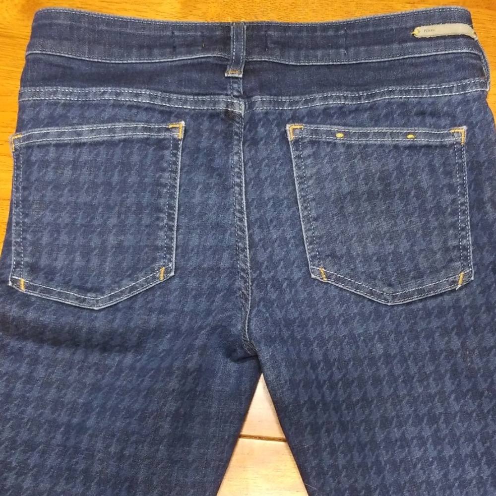 Houndstooth Anthropologie jeans